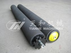 TH2214型(xing) 鋼制單鏈包膠輥(gun)筒