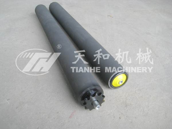 TH2214型 鋼(gang)制單鏈(lian)包膠輥(gǔn)筒