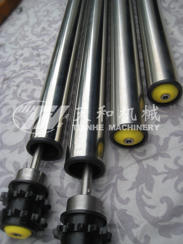 TH3221型(xing) 鋼制雙(shuāng)鏈摩擦(ca)積放輥(gun)筒